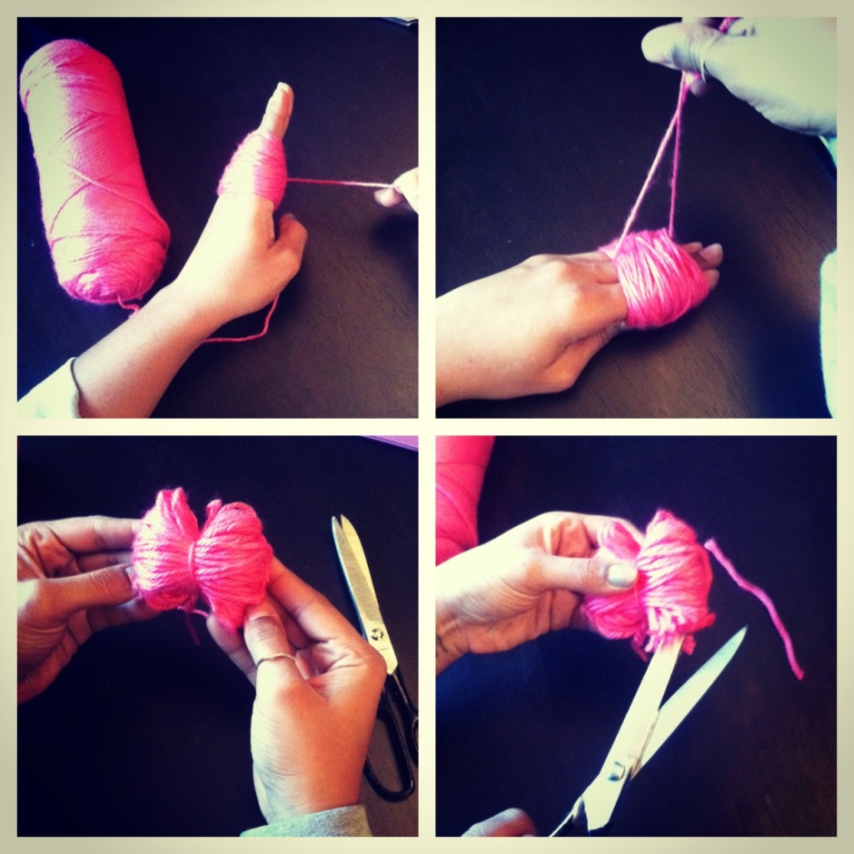 Posh Project: Yarn Pom Poms! | Posh Mumsy How To Cut Yarn Without Scissors